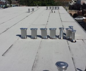 Flat roof after